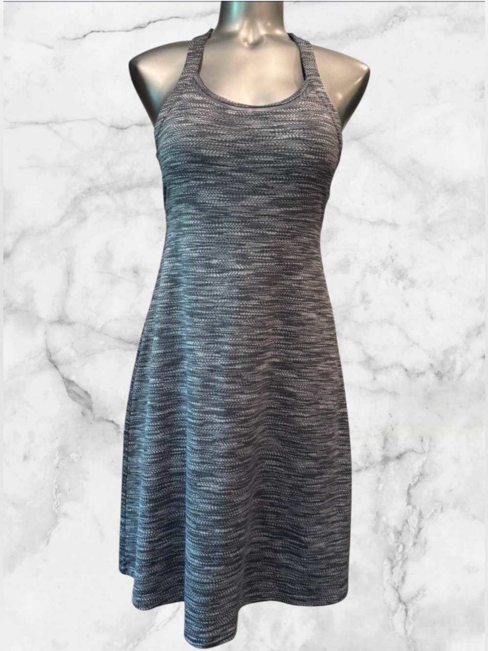 $10 Add-on | Mondetta Gray Marled Active Dress - Picture 5 of 14